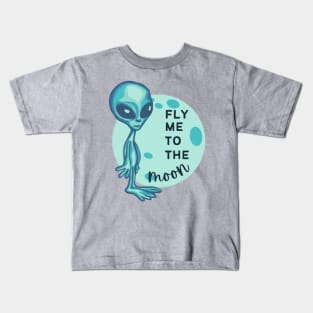 Fly Me To The Moon Kids T-Shirt